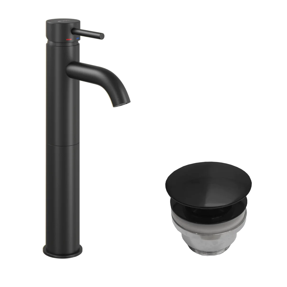 Dragør Tall Wash Basin Mixer + Rødby pop-up waste