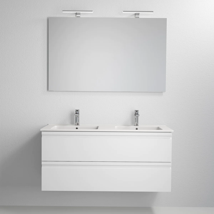 Klokkarvik Bathroom Furniture, Glossy White