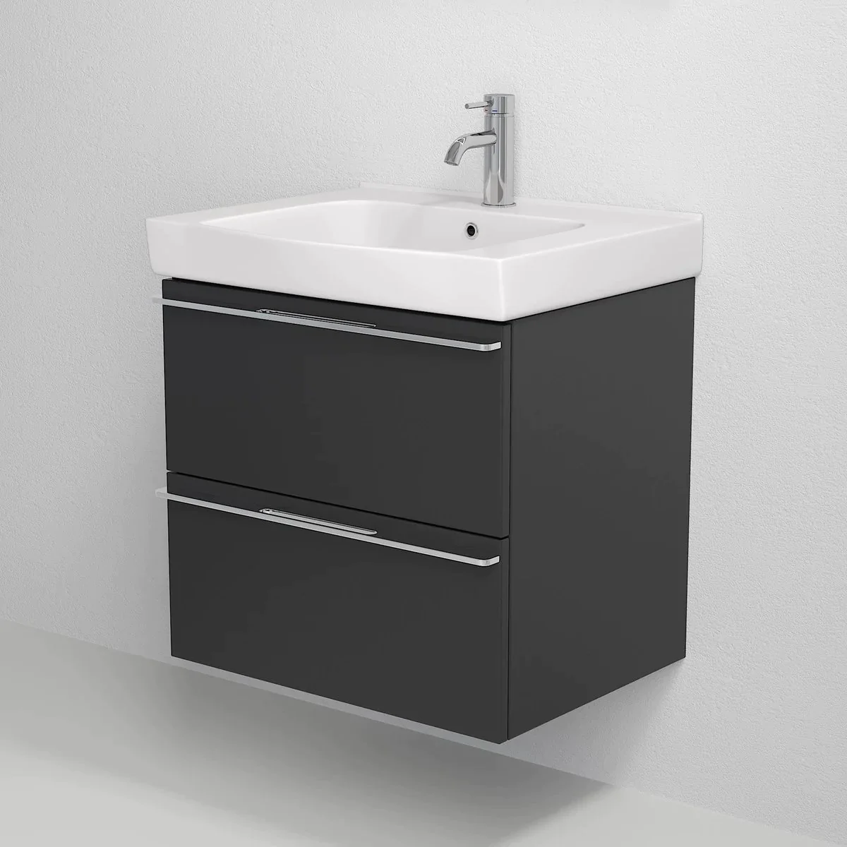 Veiholmen Bathroom Furniture, matt black