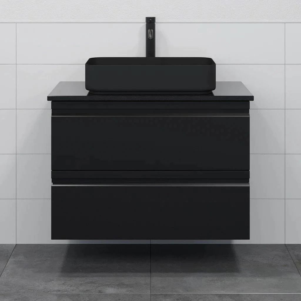 Kirkehamn Bathroom Furniture, matt black