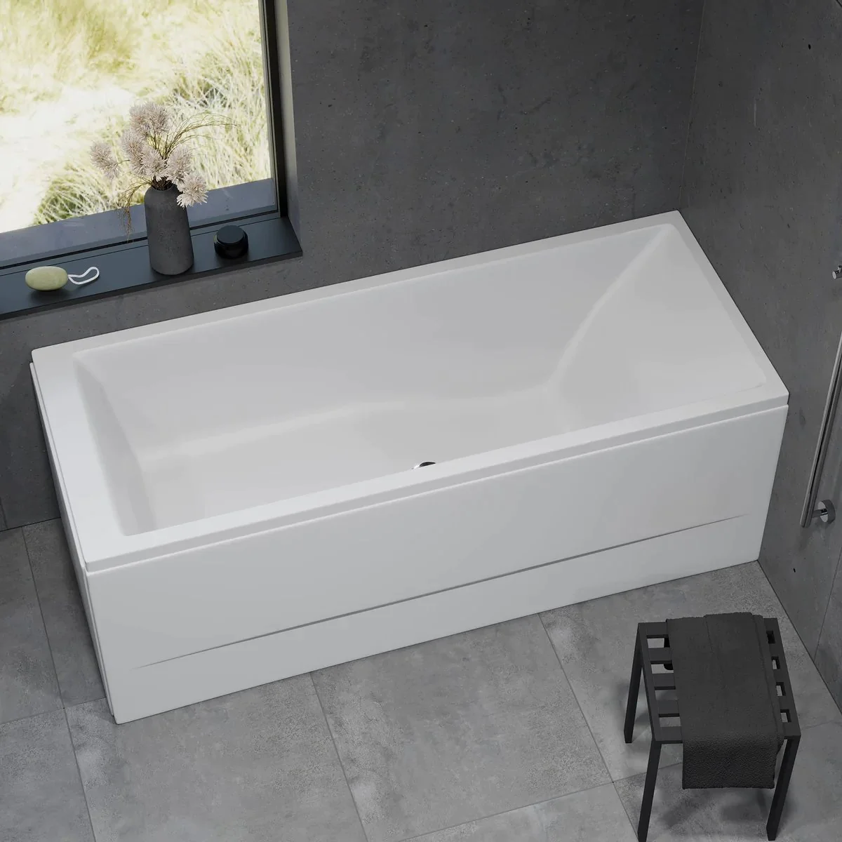 Svaneke Single Vorwand-Badewanne