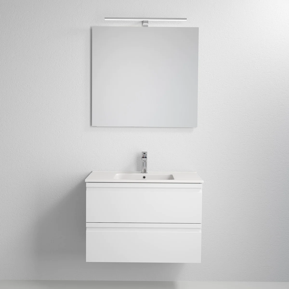 Klokkarvik Bathroom Furniture, white gloss