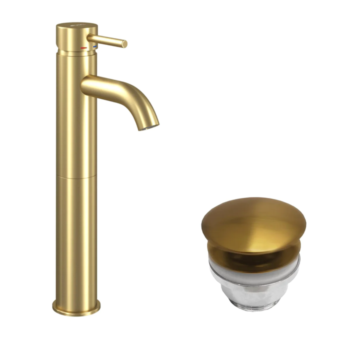 Dragør Tall Wash Basin Mixer + Rødby pop-up waste