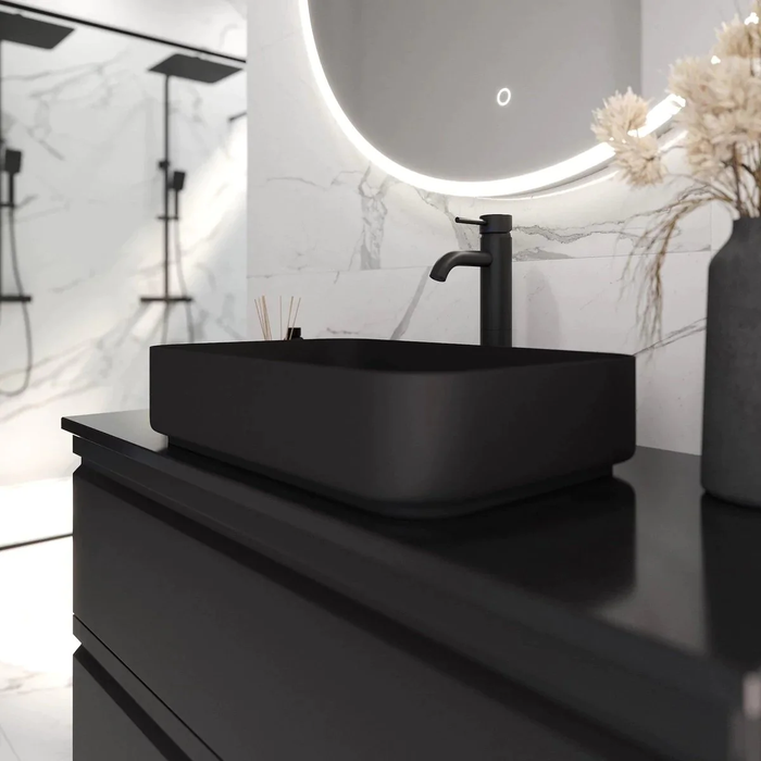 Kirkehamn Bathroom Furniture, matt black