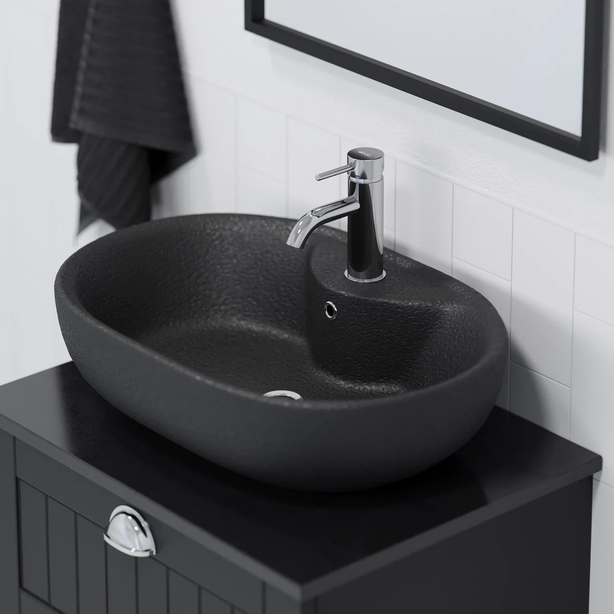 Dragør Wash Basin Mixer + Bottom Valve Rødby