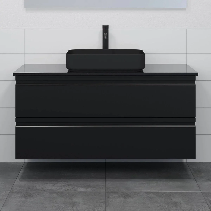 Kirkehamn Bathroom Furniture, matt black